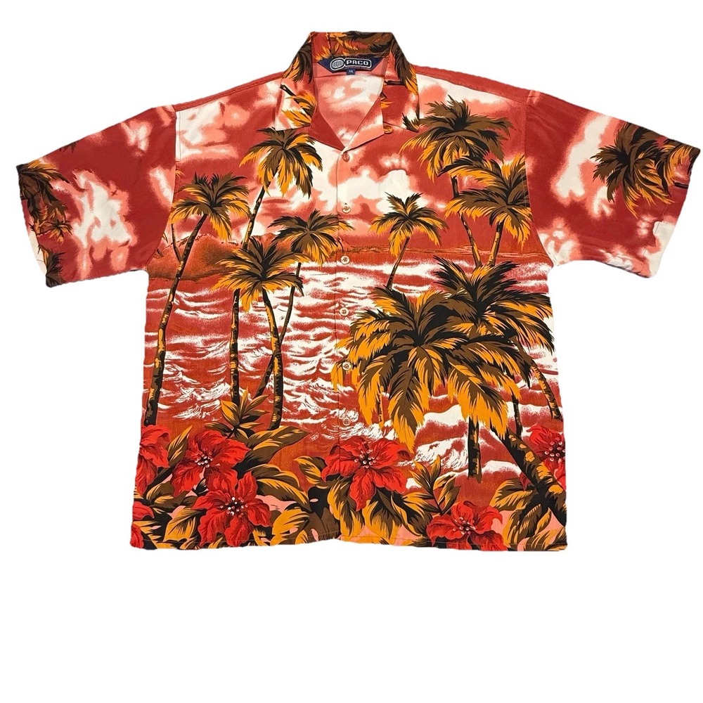 Vintage PACO‎ Hawaiian Shirt XXL